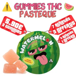 Gummies CBD/THC 10mg – Pastèque | Les Frères CBD