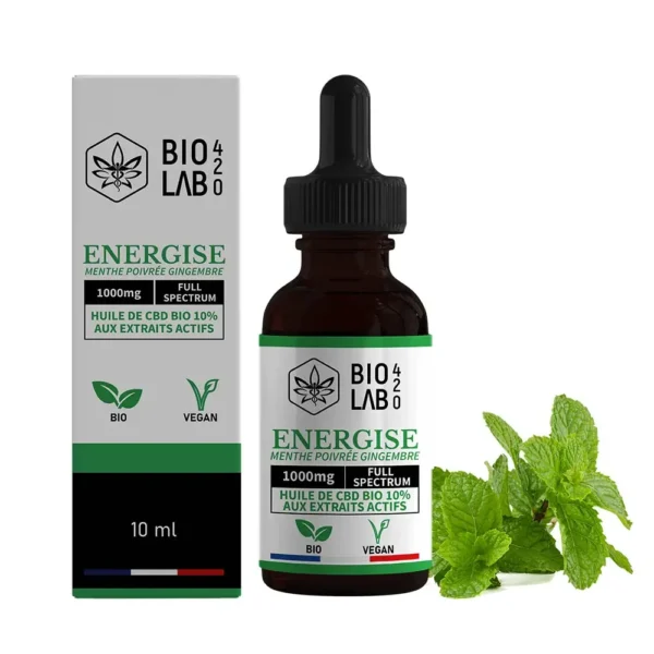 Huile CBD 10% Bio ENERGISE